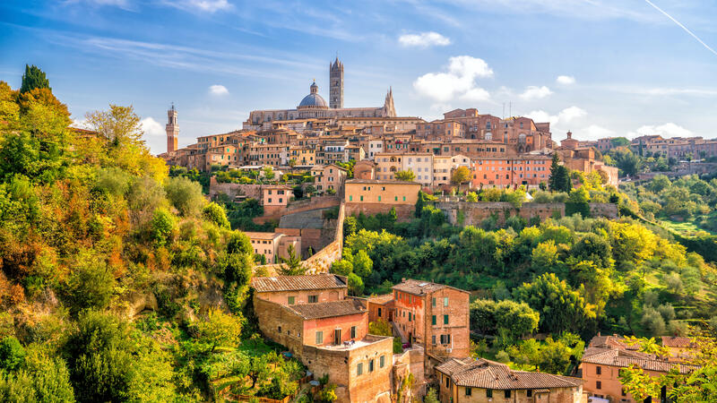 Downtown Siena Italy