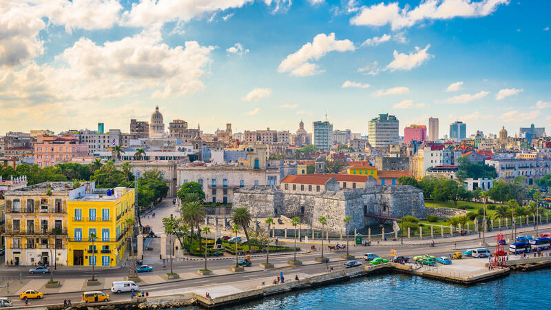 Havana, Cuba downtown skyline