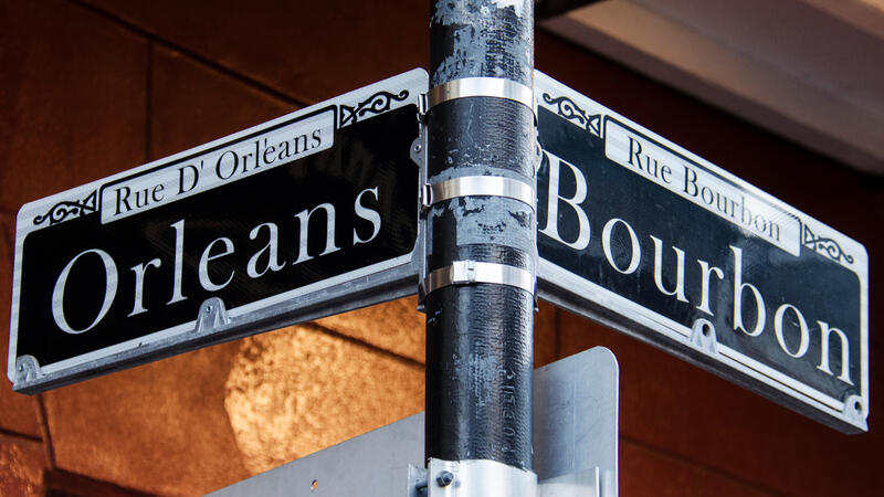 New Orleans Street Sign